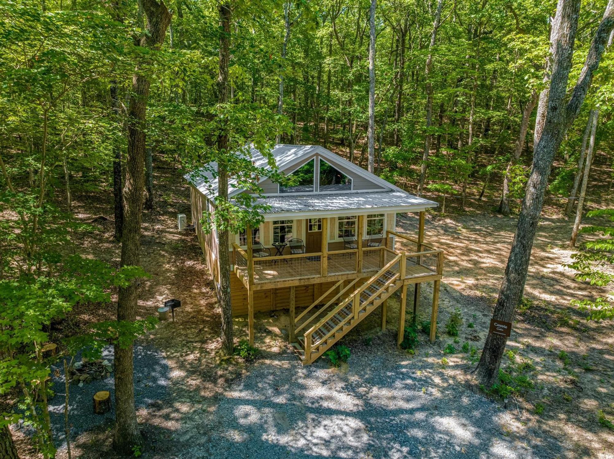 Coyote Cabin At Woodland Retreat At Desoto Beside Desoto State Park Fort Payne Luaran gambar