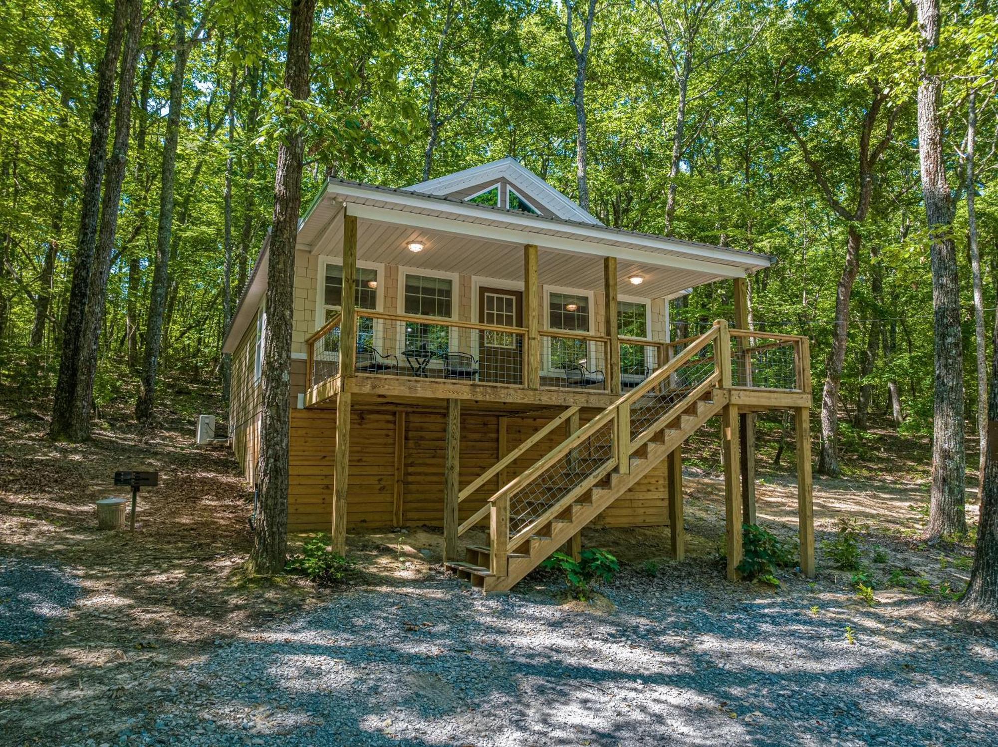 Coyote Cabin At Woodland Retreat At Desoto Beside Desoto State Park Fort Payne Luaran gambar