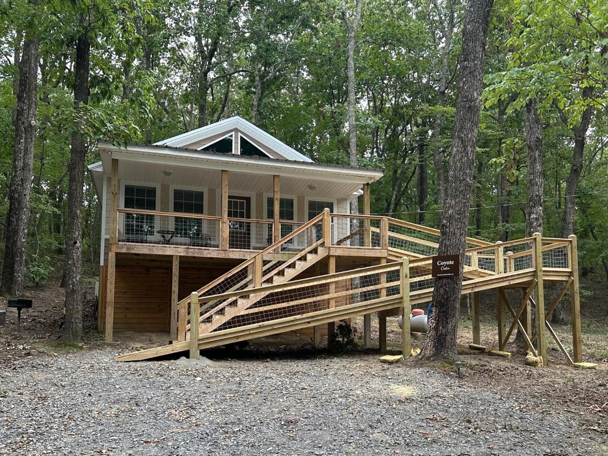 Coyote Cabin At Woodland Retreat At Desoto Beside Desoto State Park Fort Payne Luaran gambar